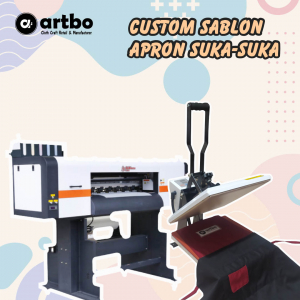 Posting Blog Custom Sablon Celemek Apron Artbo Store